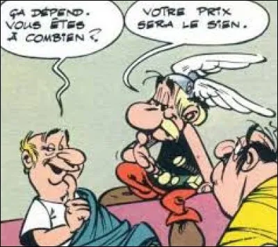 "Les Lauriers de César" : comment se nomme le marchand d'esclave chez qui Astérix et Obélix veulent se faire vendre ?
