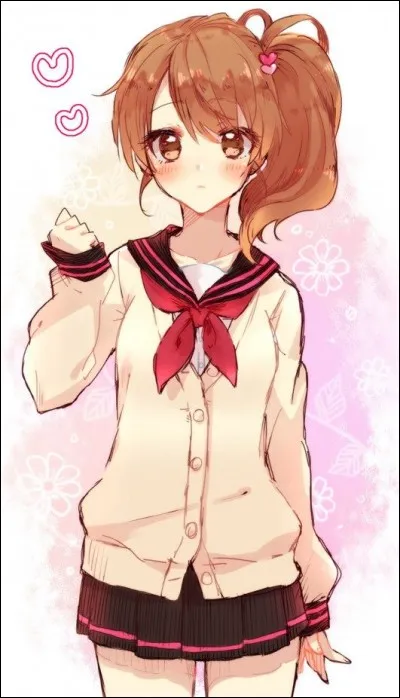 A la fin de la route d'un des personnages, elle a un enfant ; avec...