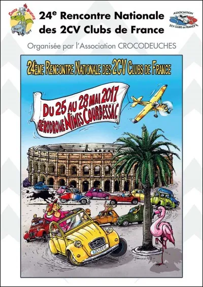 Une ville a reçu deux fois la nationale (France) 2CV.
Quelle est cette ville ?