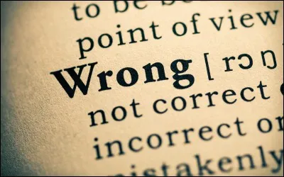 On te dit que tu as tort. Tu r&eacute;ponds...