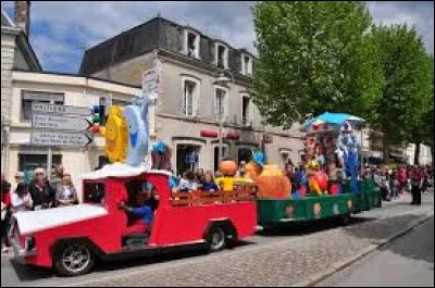 Nous retournons à Parthenay pour participer aux cavalcades qui se déroulent pendant les fêtes ...