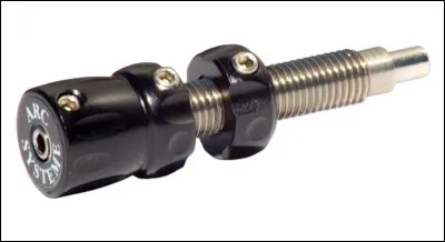 Quel est cet appareil de réglage fixé dans la poignée de l'arc ?