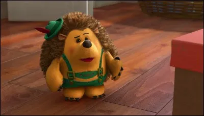 Comment s'appelle cette peluche hérisson, dingue de théâtre, et personnage de "Toy Story 3" et autres courts métrages ?