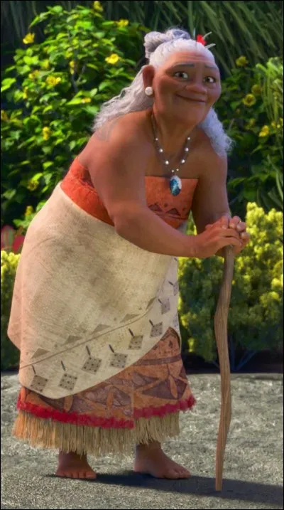 Qui est cette vieille femme, grand-mère de Vaiana ?