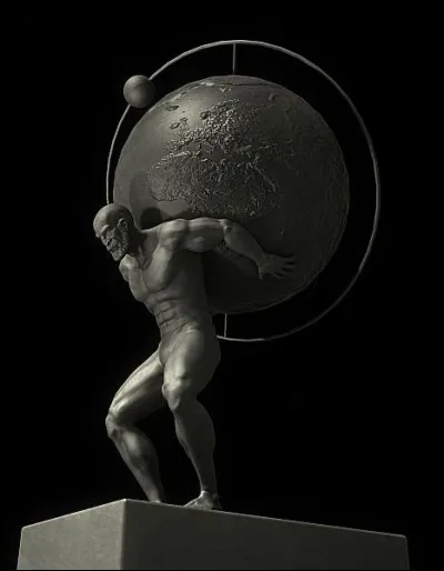 Quel héros remplaça temporairement Atlas dans sa lourde tâche ?