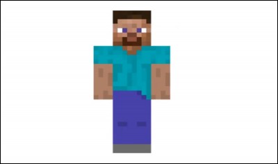 Quel est le premier personnage créé dans "Minecraft", sans skin ?