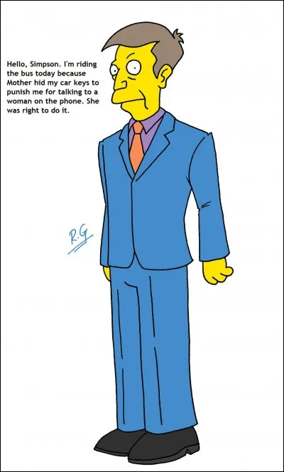 Comment s'appelle le directeur/la directrice de l'école de Lisa et Bart ?