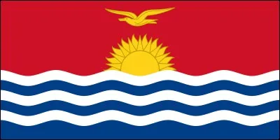 Ce drapeau haut en couleur représente un Etat composé de trois différents archipels : les îles Gilbert, les îles Phoenix et les îles de la Ligne. De quel pays s'agit-il ?