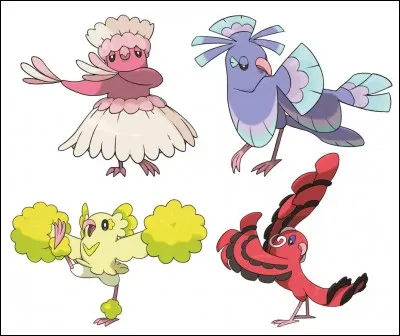Quel Pokémon a 4 formes en fonction du nectar qu'il boit ?