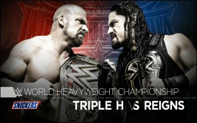 Quelle arme a utilisée Triple H sur Roman Reigns, à Wrestlemania 32 ?
