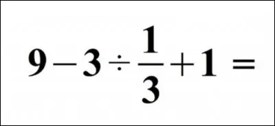 Faites le calcul ci-contre. Quel est le résultat ?