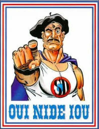 Terminons en beauté avec le plus franchouillard des super-héros, ultime défenseur des valeurs et du terroir français. Personnage créé en 1972 par Marcel Gotlib et Jacques Lob, il a pour nom :