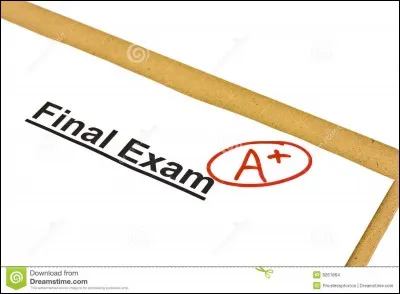 Fausse alerte, il n'y avait rien. Tu t'endors doucement. Le lendemain, tu te réveilles et te rappelles qu'il y a un examen aujourd'hui :