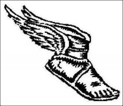 De quel dieu grec les sandales ailées sont-elles l'un des symboles ?