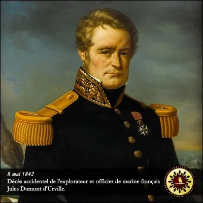 Jules Dumont d'Urville est mort bêtement à cause :