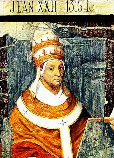 Qu'est-ce qui a tué le pape Jean XXI en 1277 ? C'est Jean XXII sur la photo