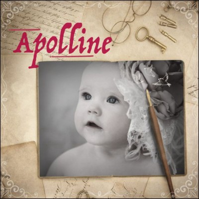 Le prénom Apolline vient du grec et fait référence au dieu Apollon.