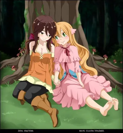 Gajeel peut-il voir et entendre Zera ?