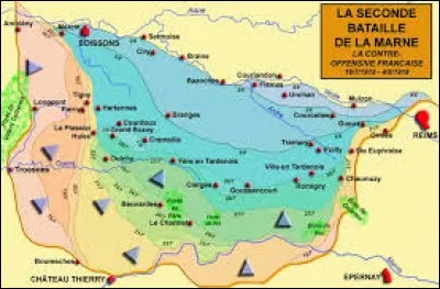 Une contre-offensive française a permis une seconde bataille de la Marne le :