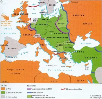 Le 3 mars 1918, quel pays se retire de la guerre ?