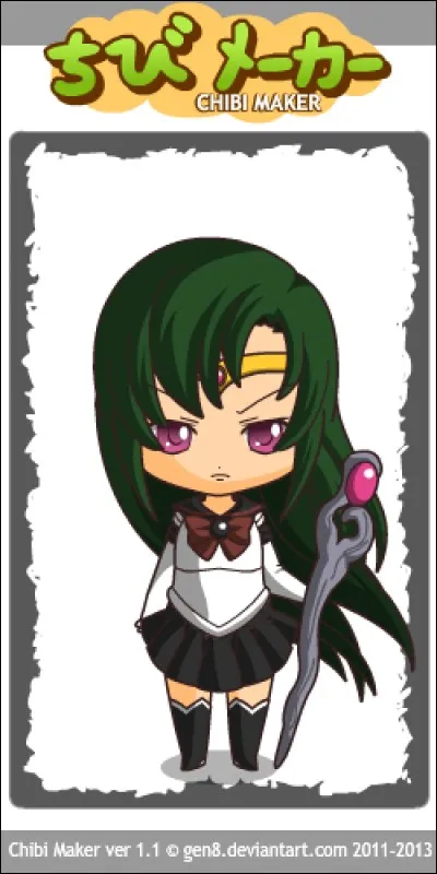 Je suis la gardienne de la porte des Enfers et du Temps. Je suis très amie avec Chibiusa. Qui suis-je ?