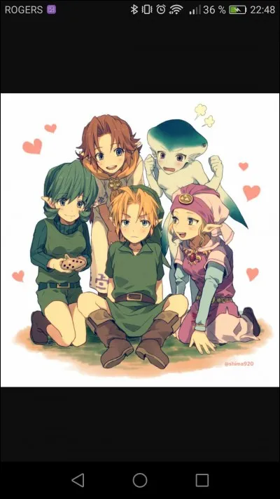 La relation amoureuse la plus démontrée dans ce jeu est celle entre Link et :