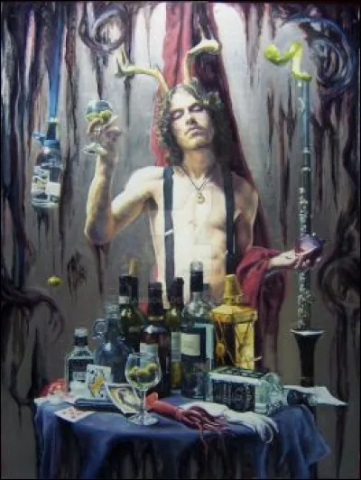 Son ami boute en train au bar. Qui est-il ?