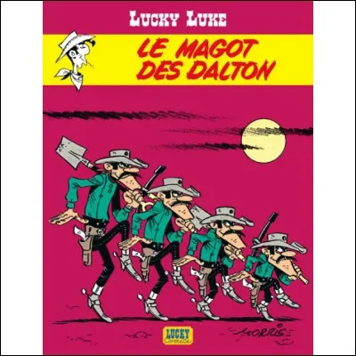 Dans le "Magot des Dalton", sous quoi est censé être caché un trésor?