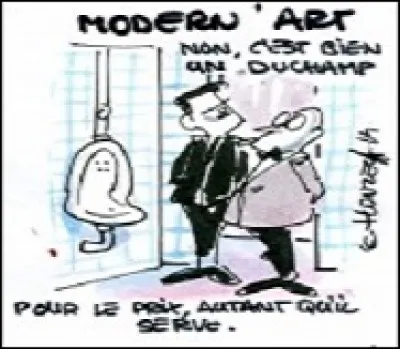 Le terme de ready-made désigne le fait de choisir un objet manufacturé et de le considérer comme une uvre d'art.