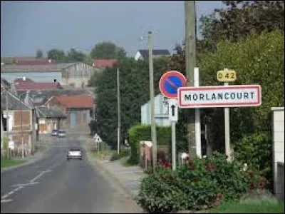 Nous arrivons dans la localit&eacute; de Morlancourt. Commune Samarienne, elle se situe en r&eacute;gion ...