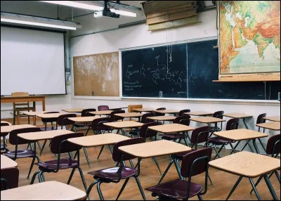 À l'école, tu es ou étais...