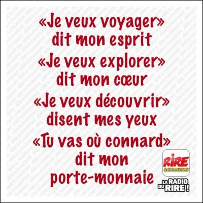 Un monsieur assez âgé fait péniblement de la musculation, entre une très belle jeune femme dans la salle de sport, le vieux monsieur demande au moniteur : quel instrument me conseillez-vous pour impressionner la dame ?