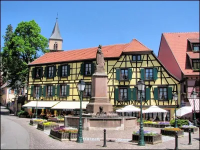 Dans quel département est située la ville de Ribeauvillé ?