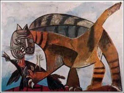 Qui a peint "Chat dévorant un oiseau" ?