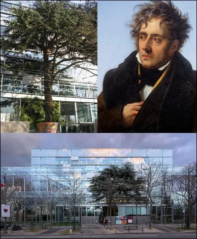 Allons au « 261 boulevard Raspail » !
Actuellement, nous sommes à l'entrée de la « fondation Cartier ». Auparavant, on y trouvait « l'American Center ». Auparavant, encore, un écrivain de renom planta toute une série d'arbres. Il n'en reste qu'un seul !
Connaissez-vous le nom de cet écrivain et quel type d'arbre a-t-il planté ?