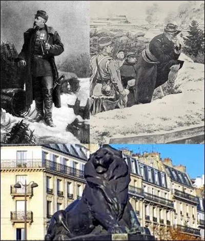 Restons sur cette « place Denfert-Rochereau » !
Voici une petite question directe ! Connaissez-vous l'origine du nom de cette place ?