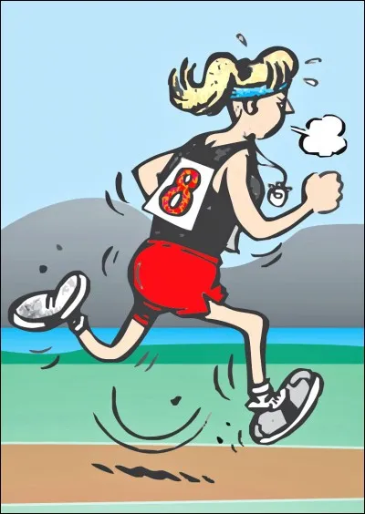 À l'école, on fait des courses de vitesse.