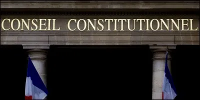 Où est le siège du Conseil constitutionnel ?