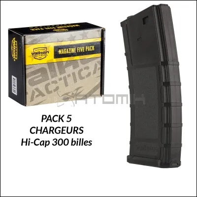 Combien de billes d'airsoft contient le chargeur et avec quoi est-il compatible ?