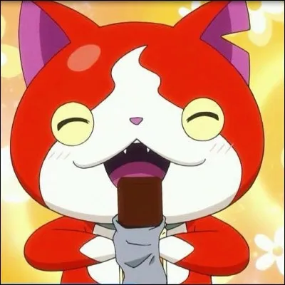 La nourriture préférée de Jibanyan est de la barre de chocolat.
