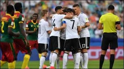 Dans le groupe B, Allemagne - Cameroun, qui remporta le match ?
