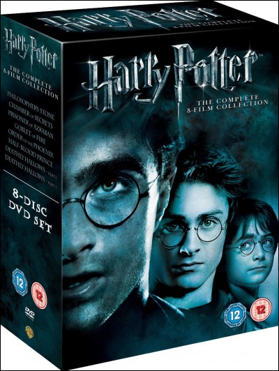 Combien de DVD de Harry Potter y a-t-il ?