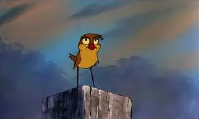 Comment s'appelle ce petit moineau jaune dans "Rox et Rouky" ?