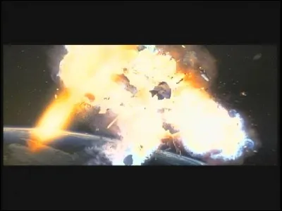 Comment s'appelle la navette qui explose dans l'espace ?