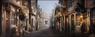 Tu arrives sur le Chemin de Traverse pour acheter tes fournitures avant d'aller à Poudlard.