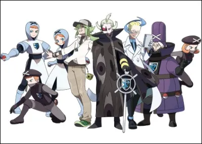 Combien y a-t-il de hauts rangs dans la Team Plasma ?