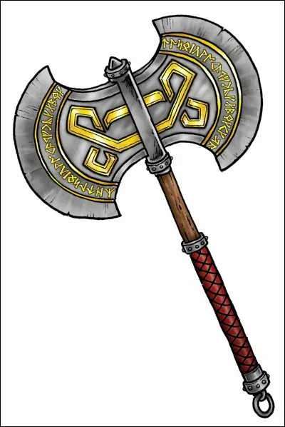 Tu trouves une hache de guerre, que fais-tu ?