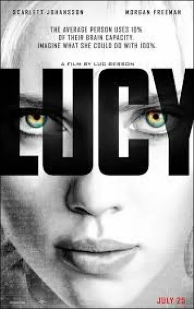 D'après le film "Lucy" de Luc Besson, quel est le pourcentage du cerveau que nous utilisons au quotidien ?