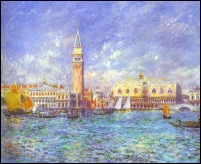 Quel peintre a représenté "Le palais des Doges à Venise" ?