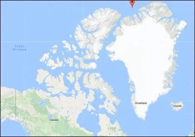 Quelle mer est représentée avec le point rouge ?